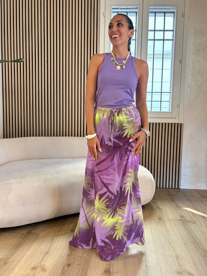 Canotta costina Purple