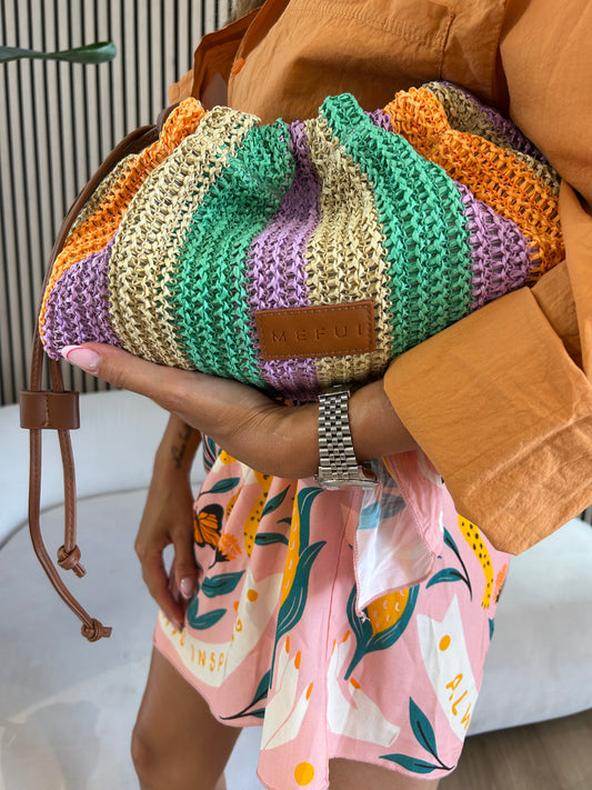 Maxi pochette pasticcino orange