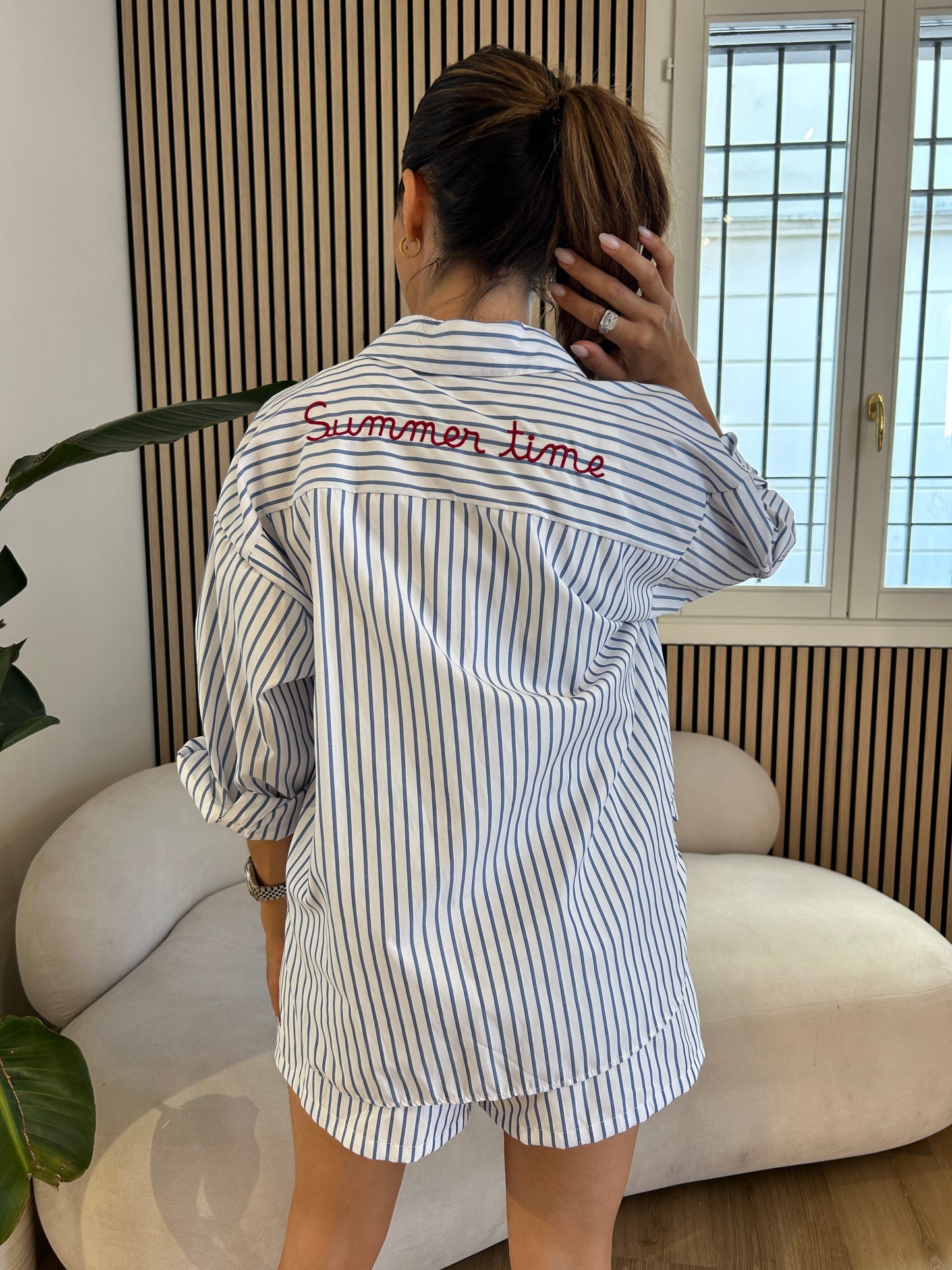Camicia rigata Summer