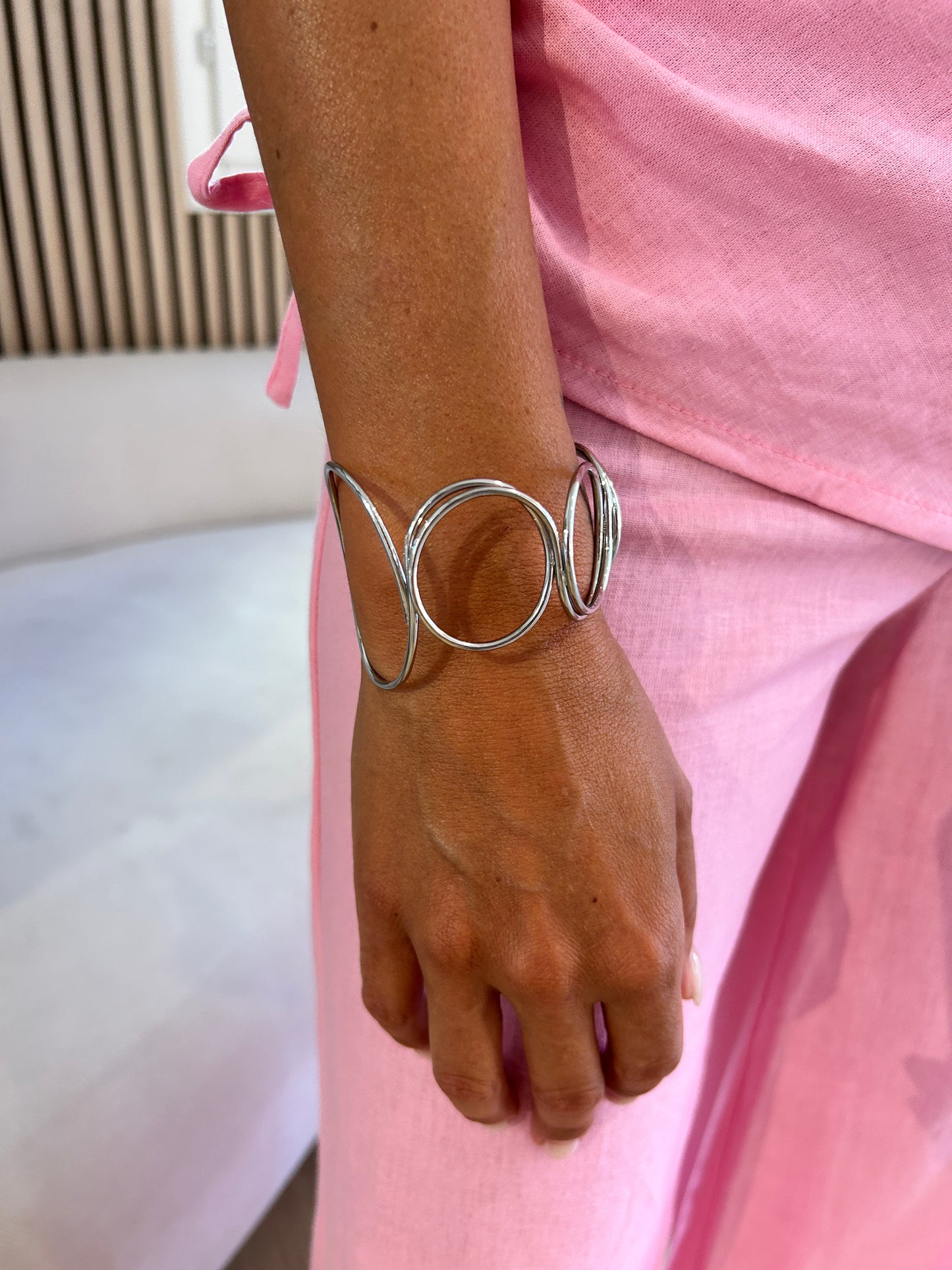 Bracciale a cerchio argento