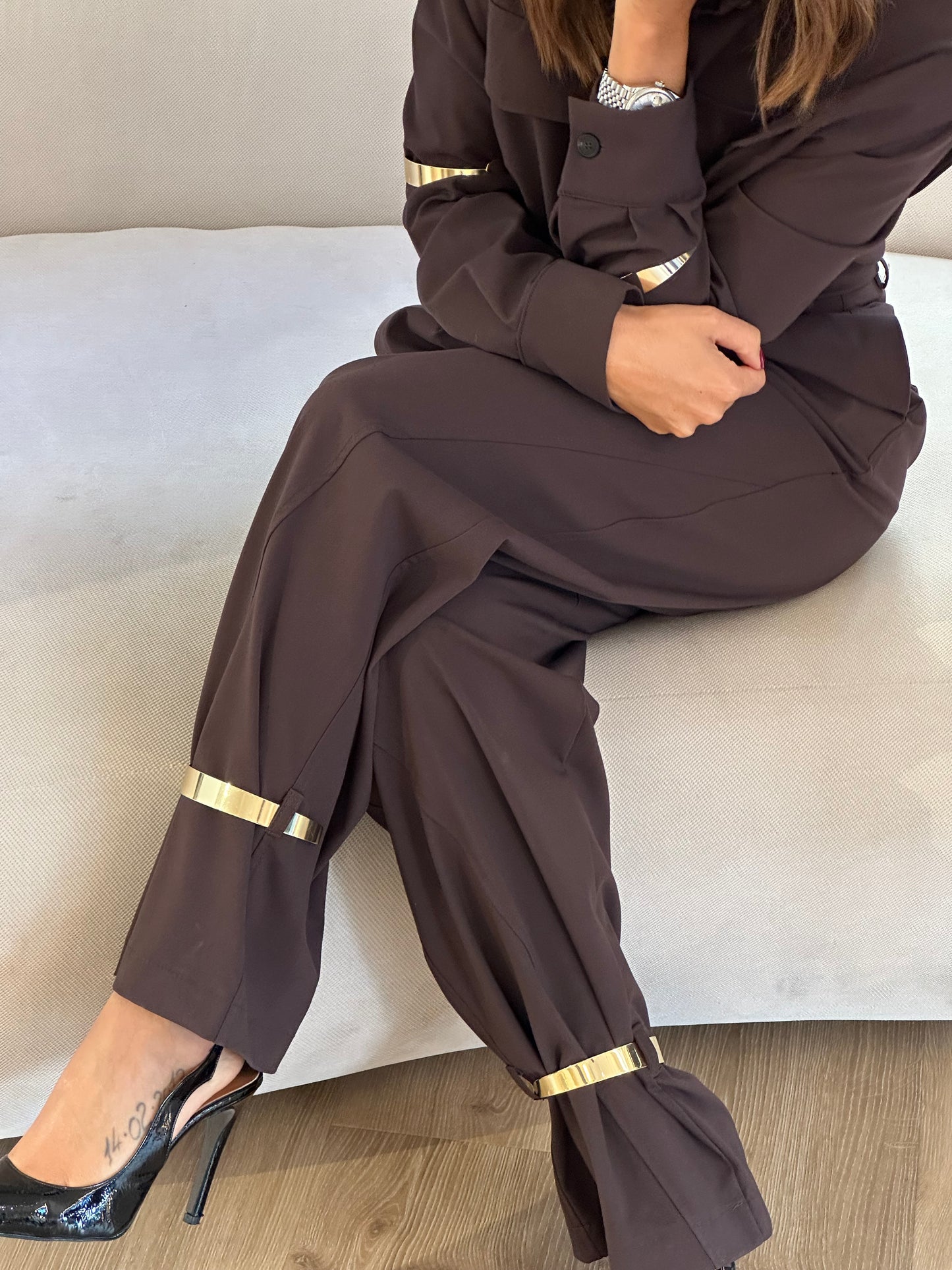 Pantalone braccialetto caviglia