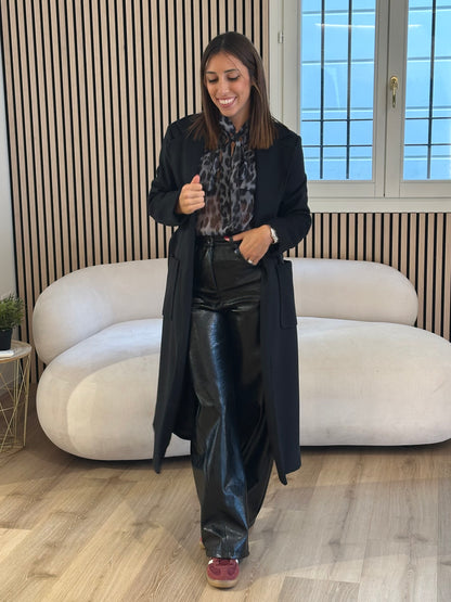 Cappotto lungo nero