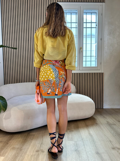 Camicia mussola gialla
