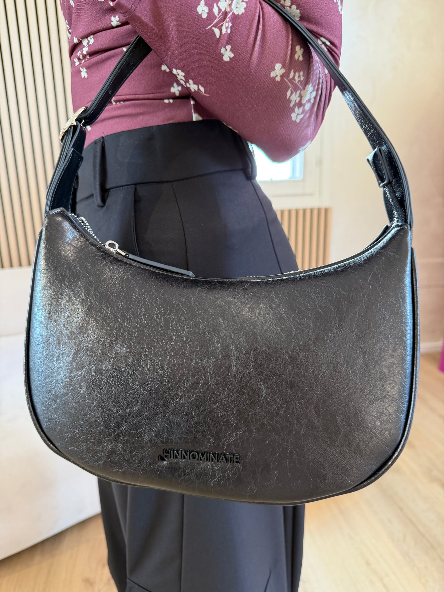 Mini shoulder strap Black