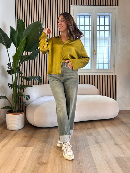 Jeans Mandy militare
