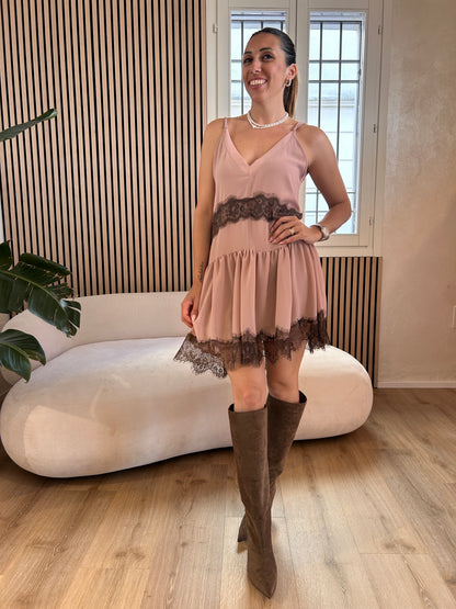 Mini abito sottoveste