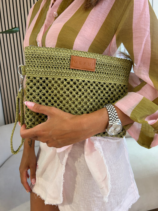 Mini pochette green