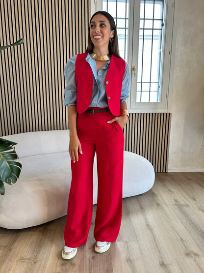 Pantalone ciliegia