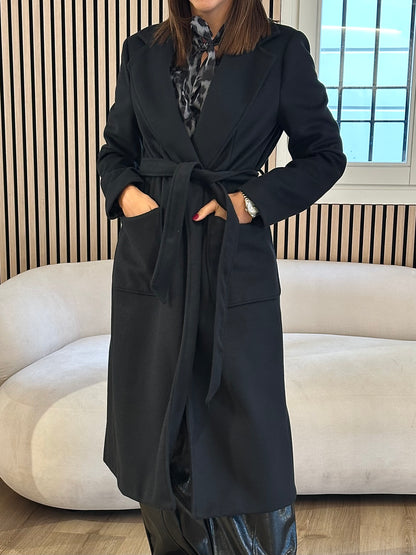 Cappotto lungo nero