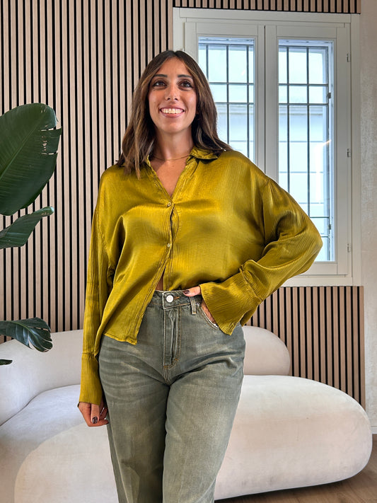 Camicia 100% viscosa olio