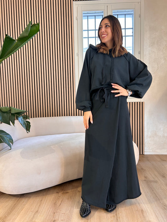 Gonna portafoglio felpa