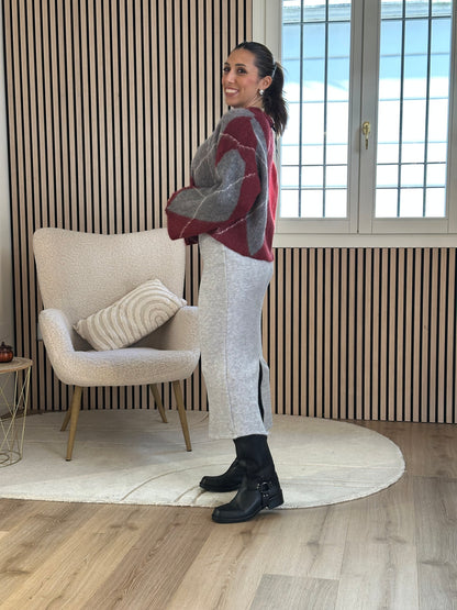 Gonna lunga con cintura