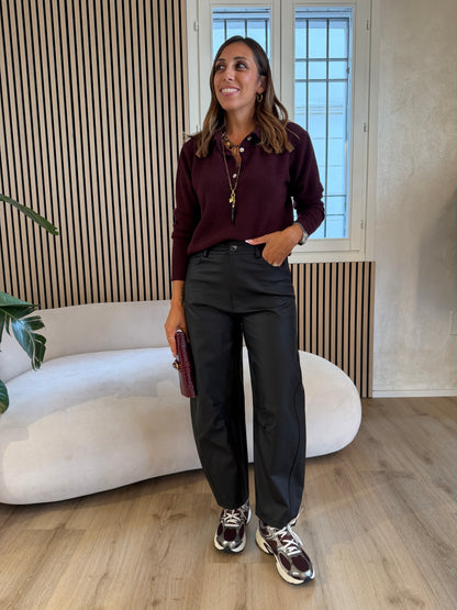 Pantaloni Balloon nero