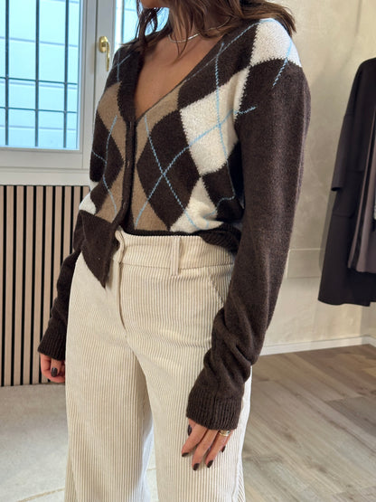 Cardigan rombi