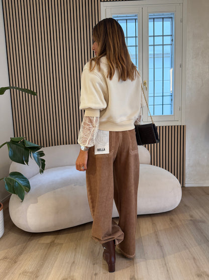 Jeans Bella cammello