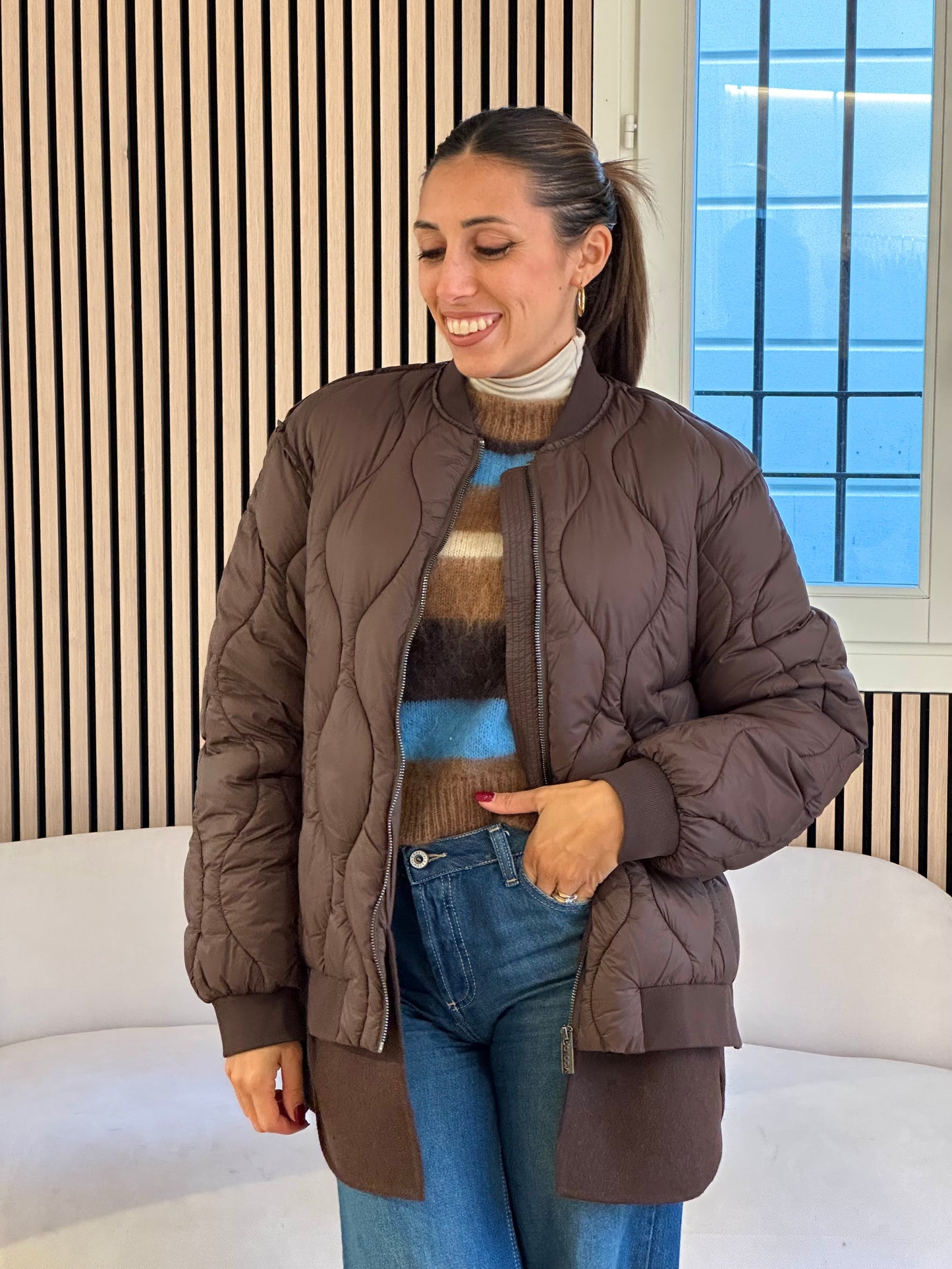 Bomber trapunta moro