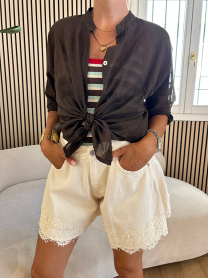 Camicia voile Brunette