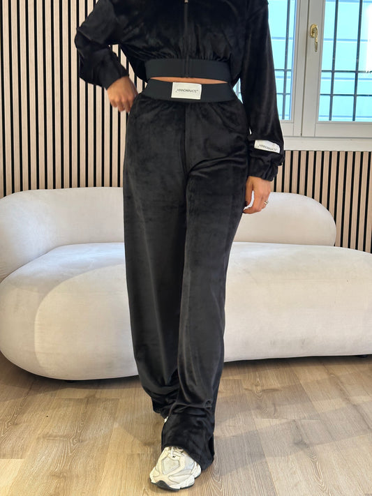 Pantalone ciniglia nero