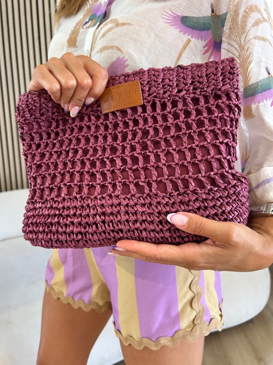 Maxi pochette Plum