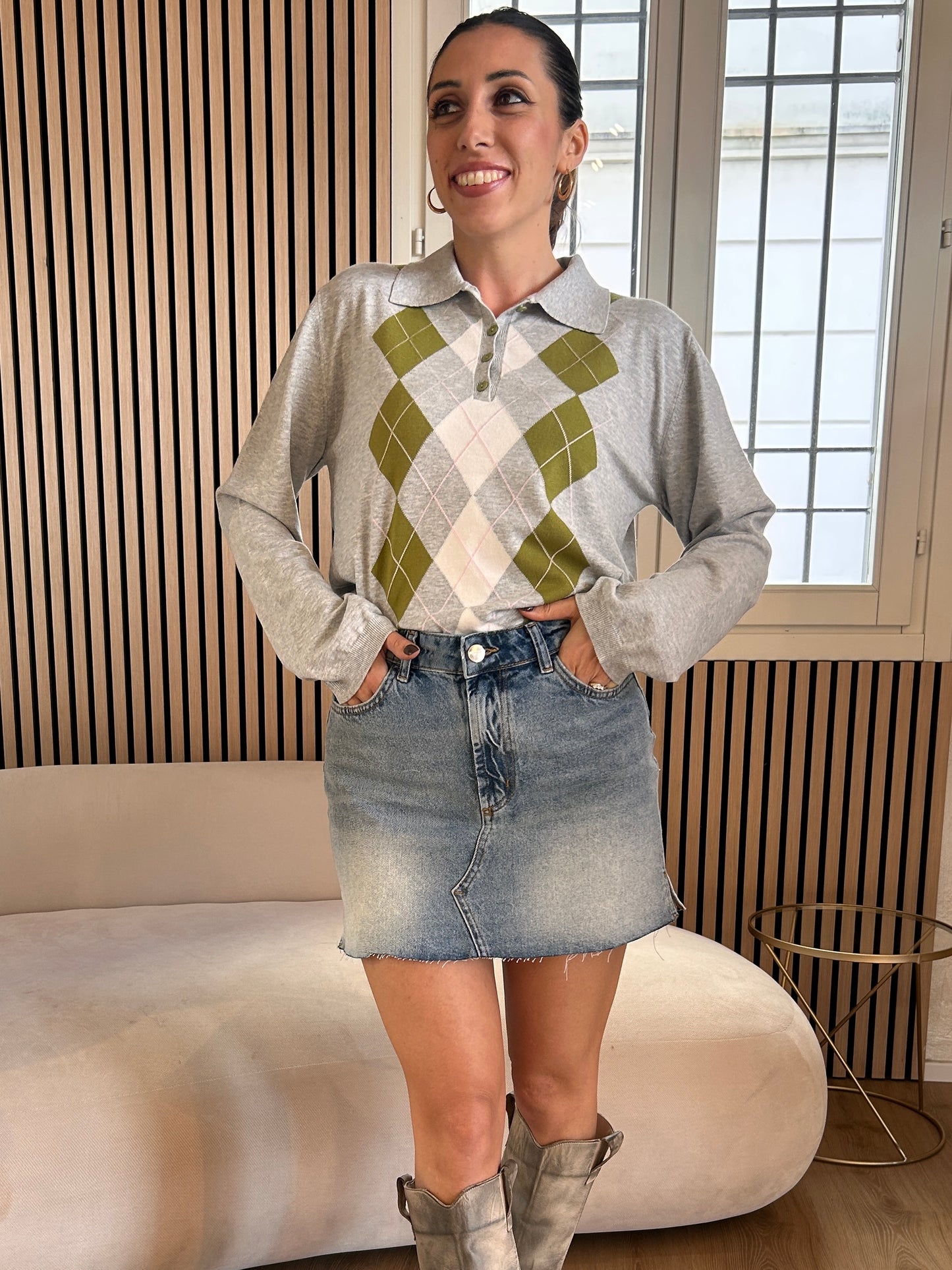 Minigonna in denim