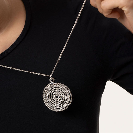 Pendente spirale torchon
