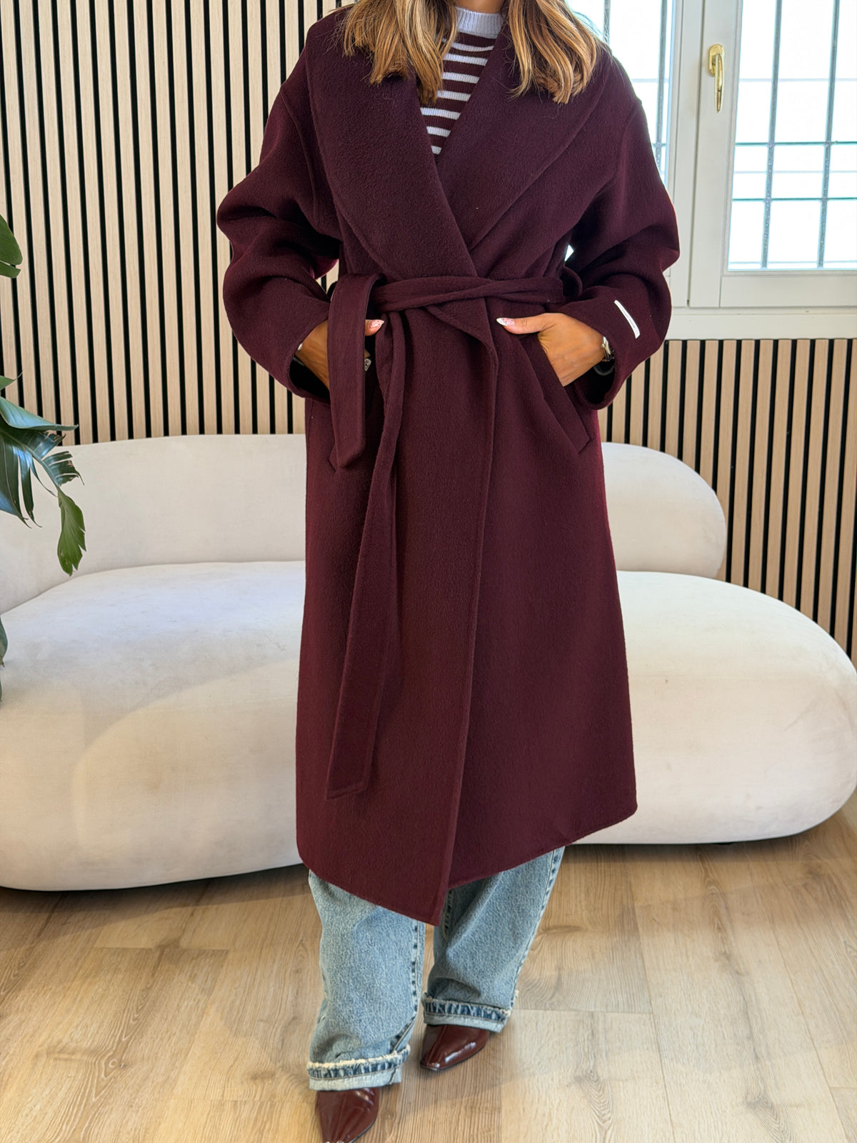 Cappotto cintura hand Made