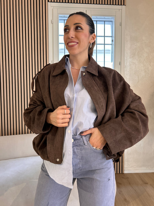 Bomber suede