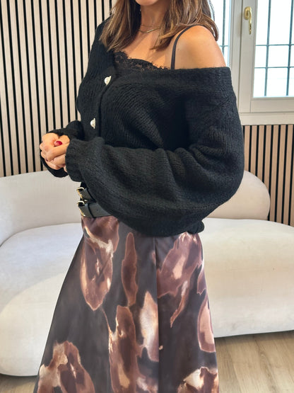 Maglione tre bottoni gioiello