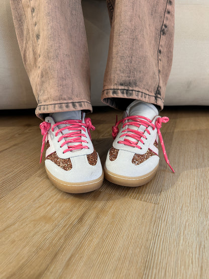 Sneakers vera pelle multicolor