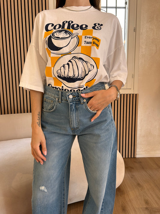 T-shirt stampa coffee