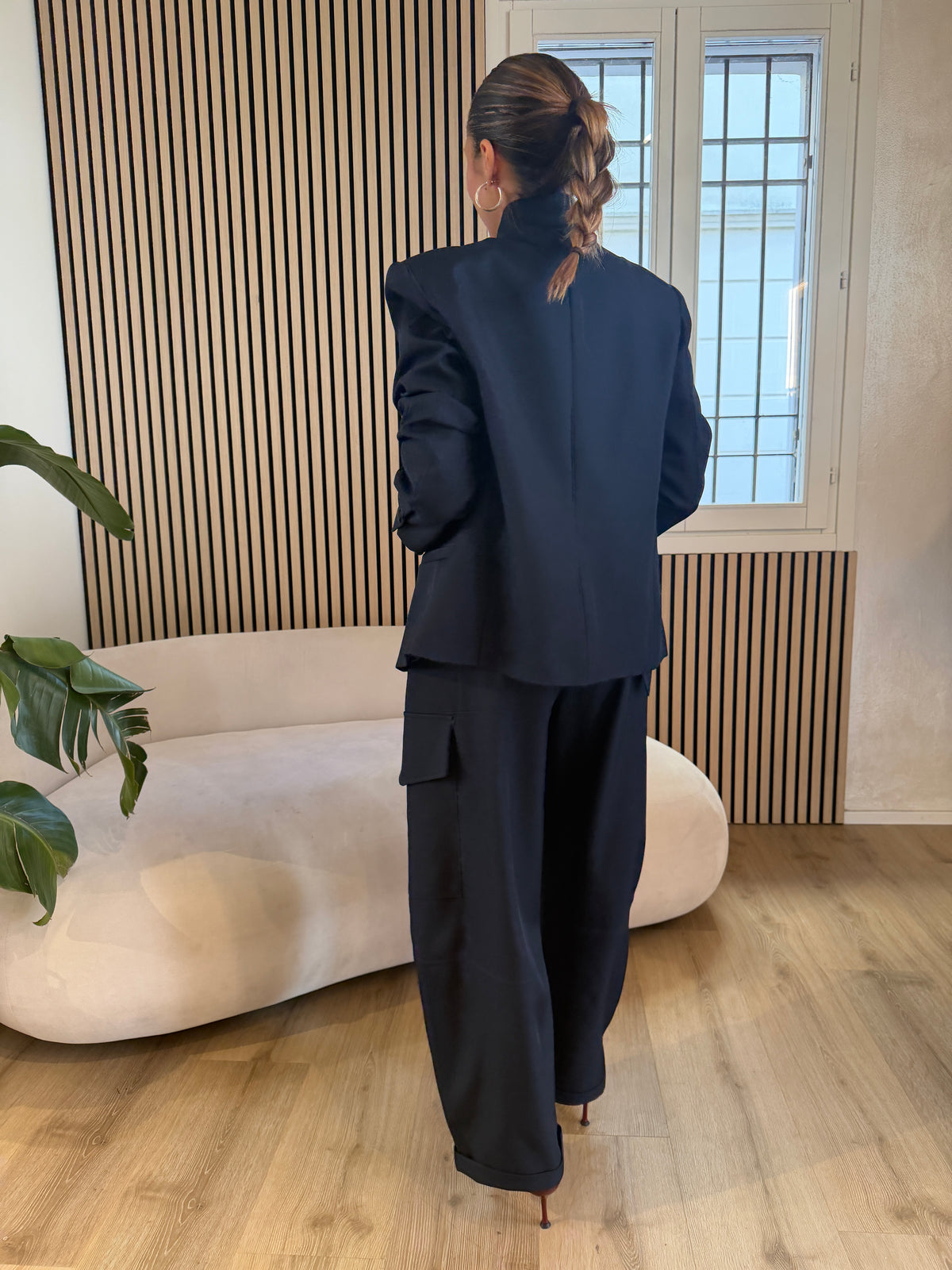 Pantalone tasconi blu