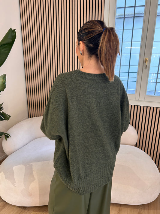 Maglia girocollo over