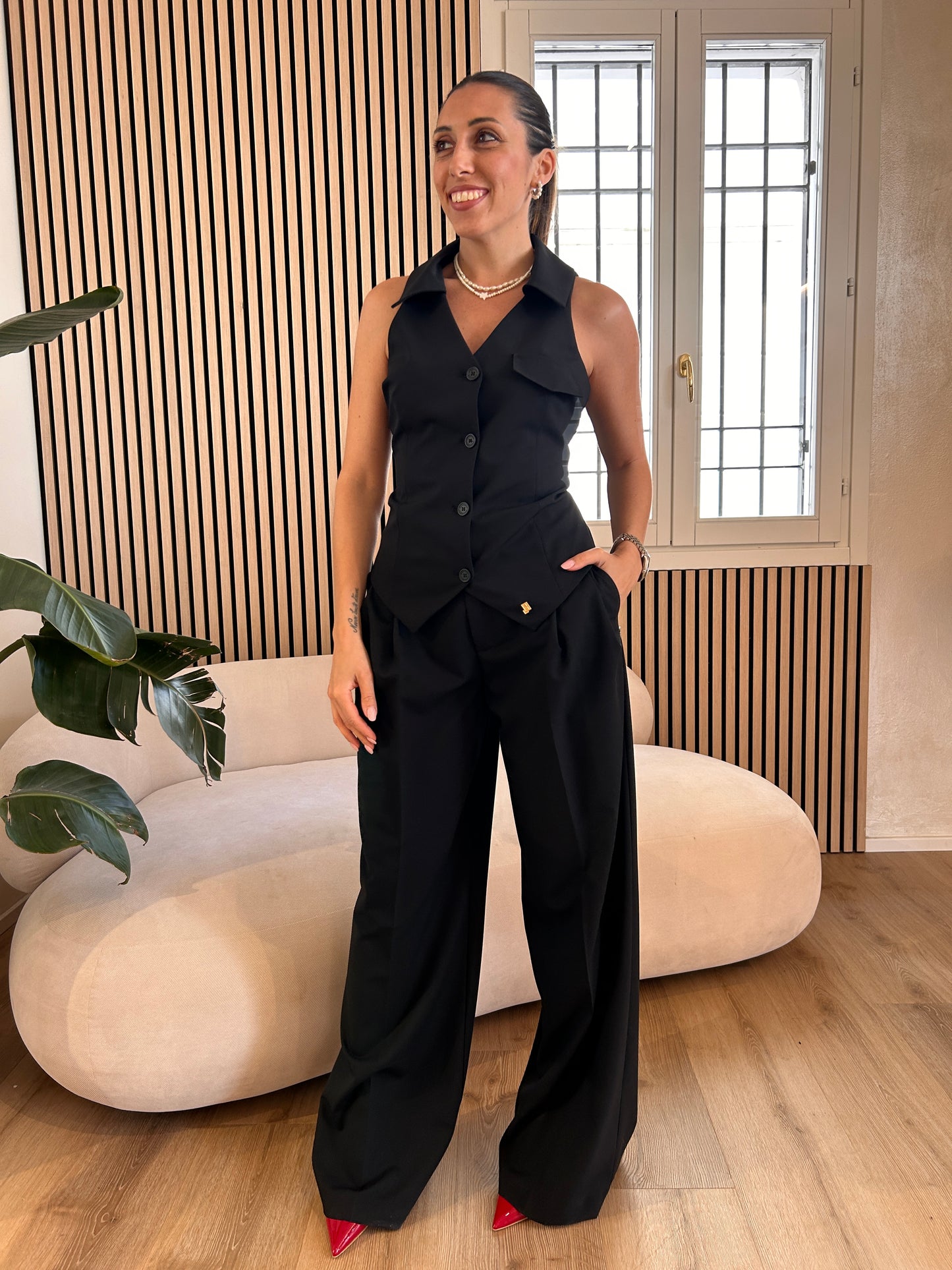 Gilet con reverse