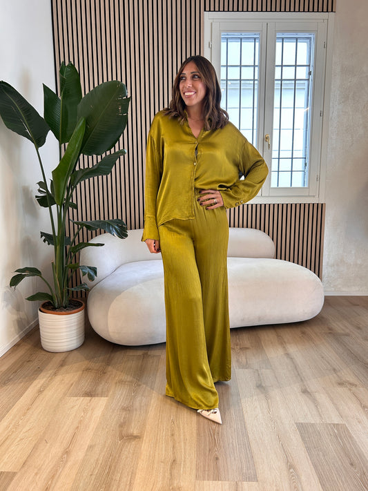 Pantalone 100% viscosa olio