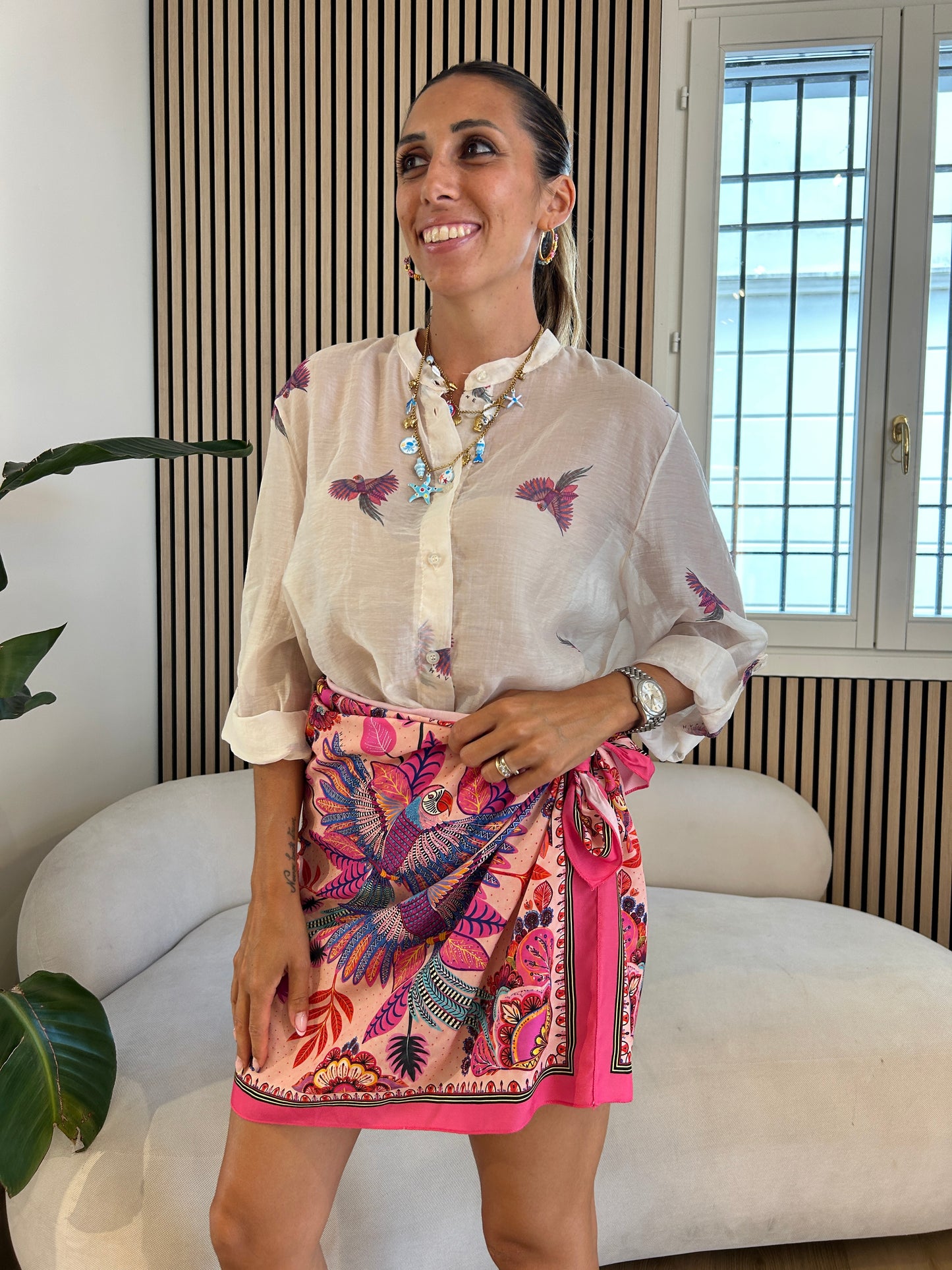 Camicia Rio fucsia