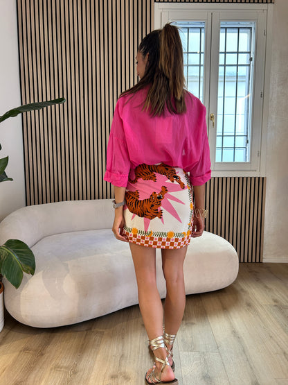Camicia voile Bouganville