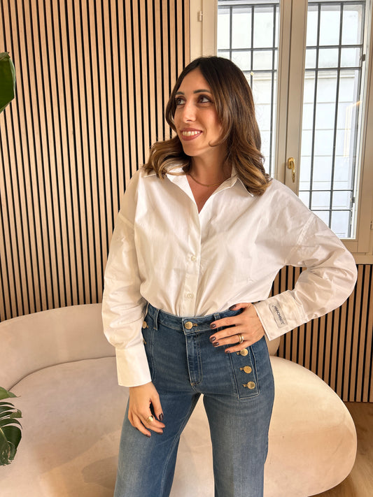 Camicia basica in cotone