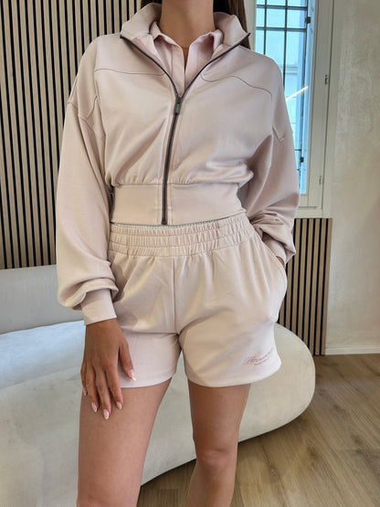Short in viscosa con boxer
