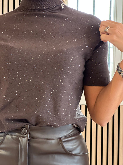 Dolcevita con paillettes