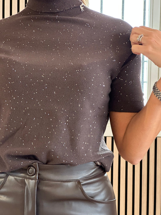 Dolcevita con paillettes