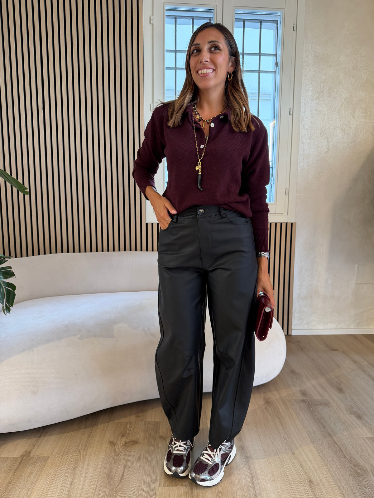 Pantaloni Balloon nero