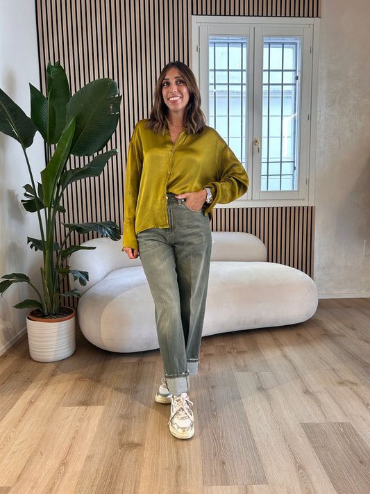 Jeans Mandy militare