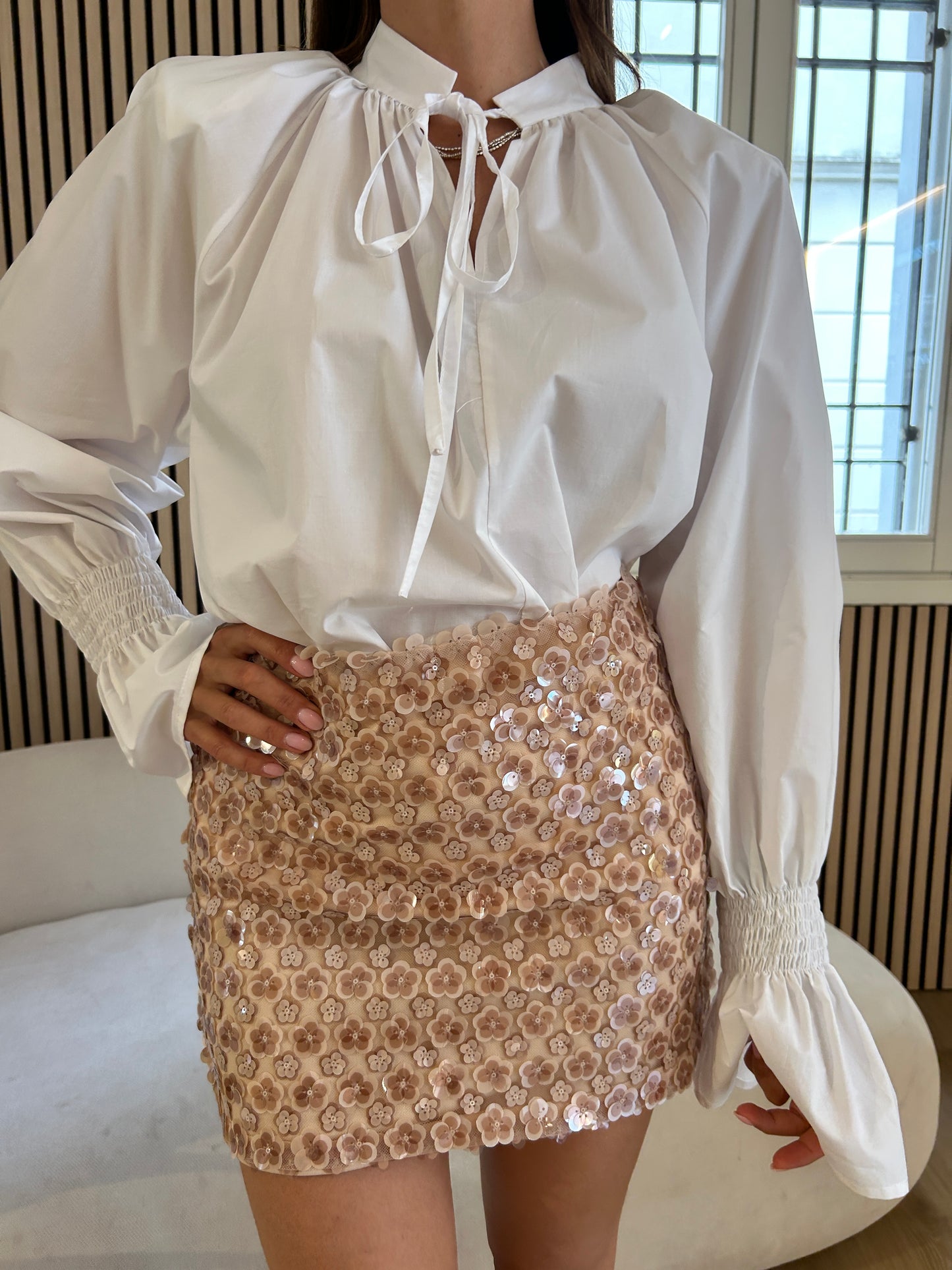Camicia over spalline