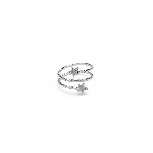 Anello 2 giri stelle