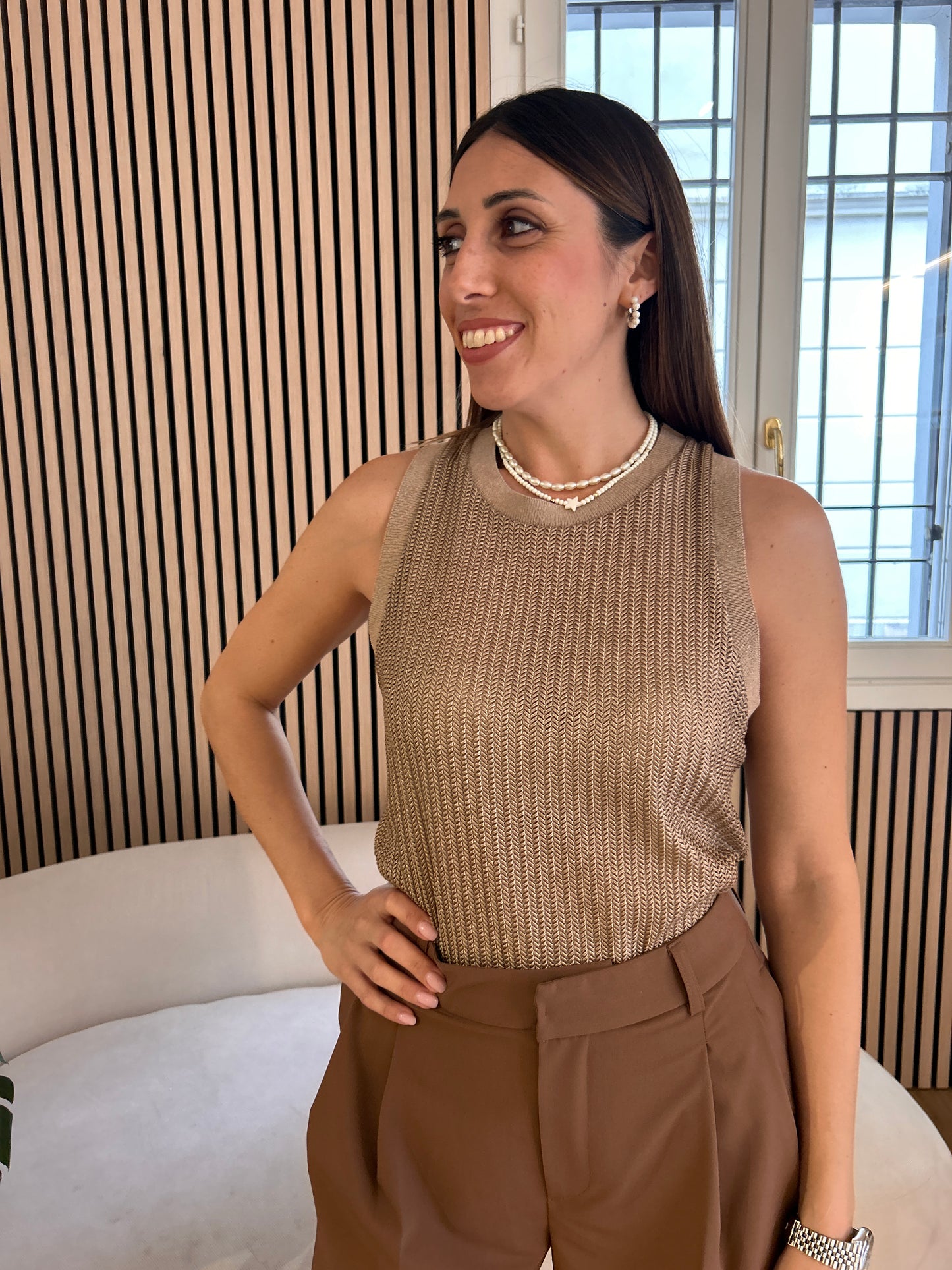 Canotta vogatore terra