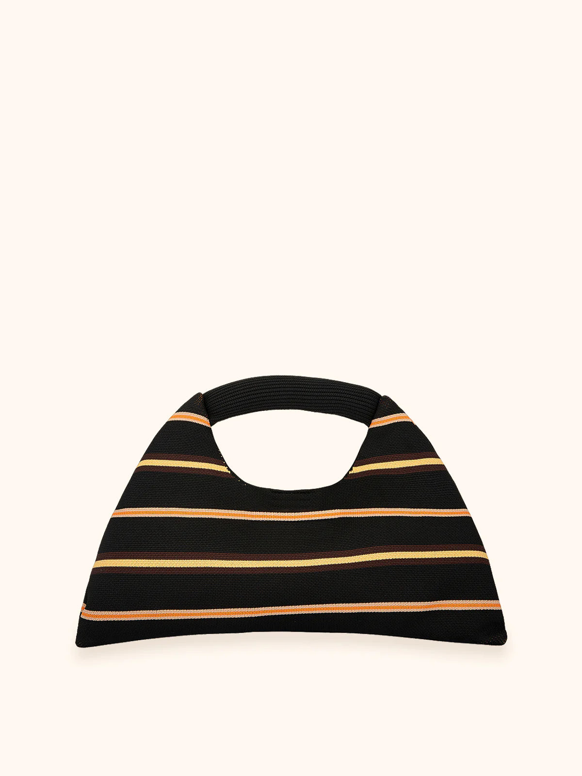 Mini bag black rigata
