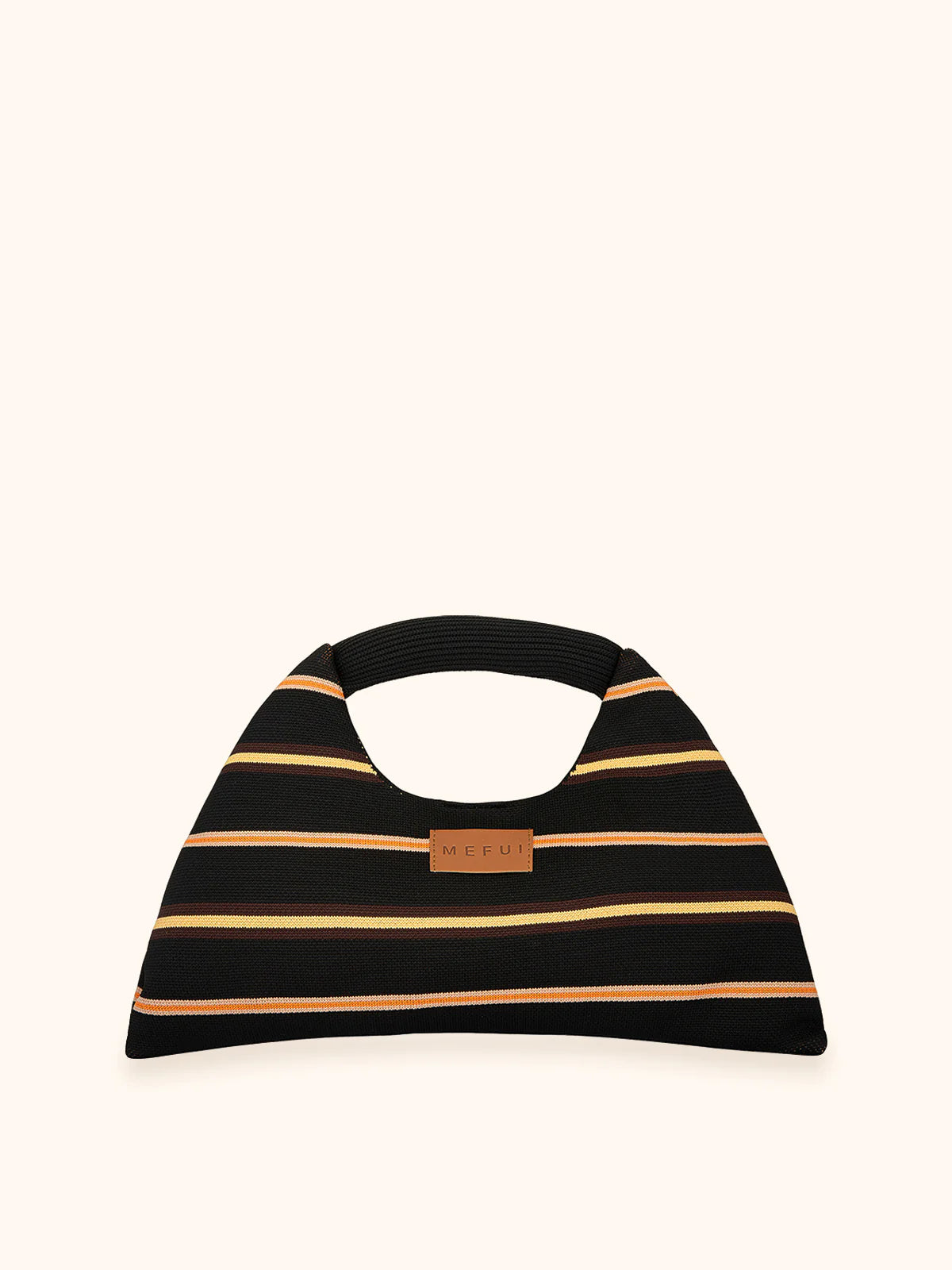 Mini bag black rigata