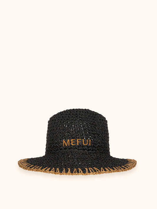 Cappello paglia black