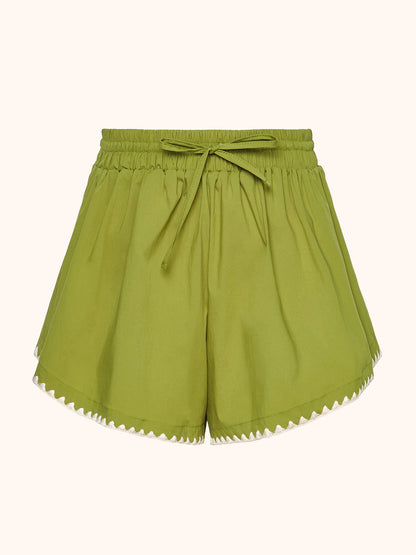 Shorts verde olio