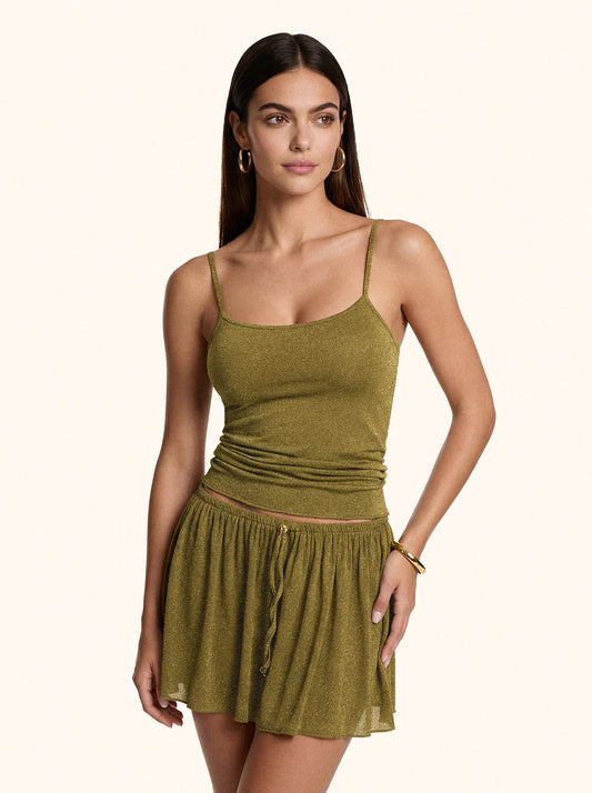 Gonna lurex militare